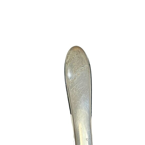 1960s Manchester Sheffield England Sterling and Stainless Steel Blade Cake Knife - Picture 3 of 5